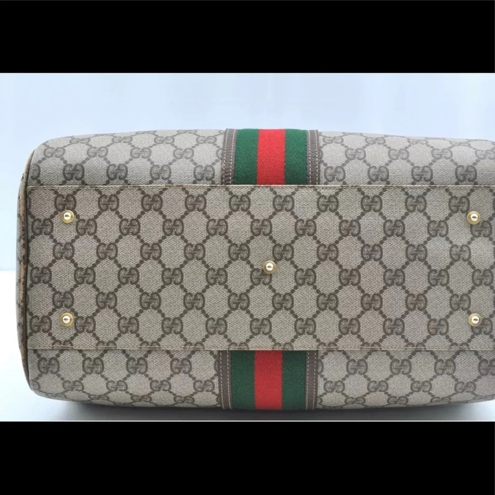 Gucci Cherry Line Web Boston Bag size 30 ( no sling ) - Picture 4 of 16